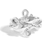 Sterling Silver Braided Dolphin Ring / SSR0153