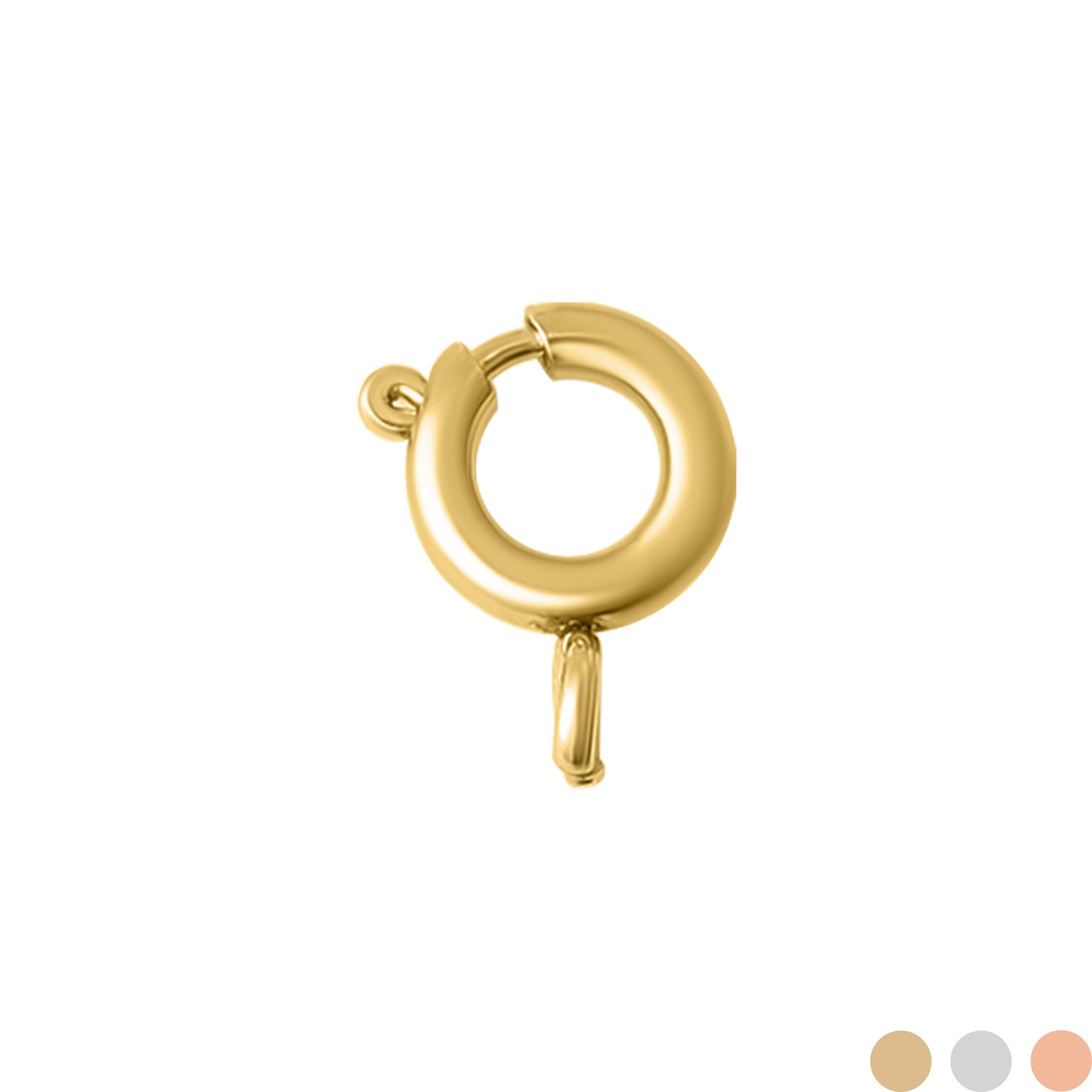18k Gold PVD Rostfritt stål Springlås / ENC0010