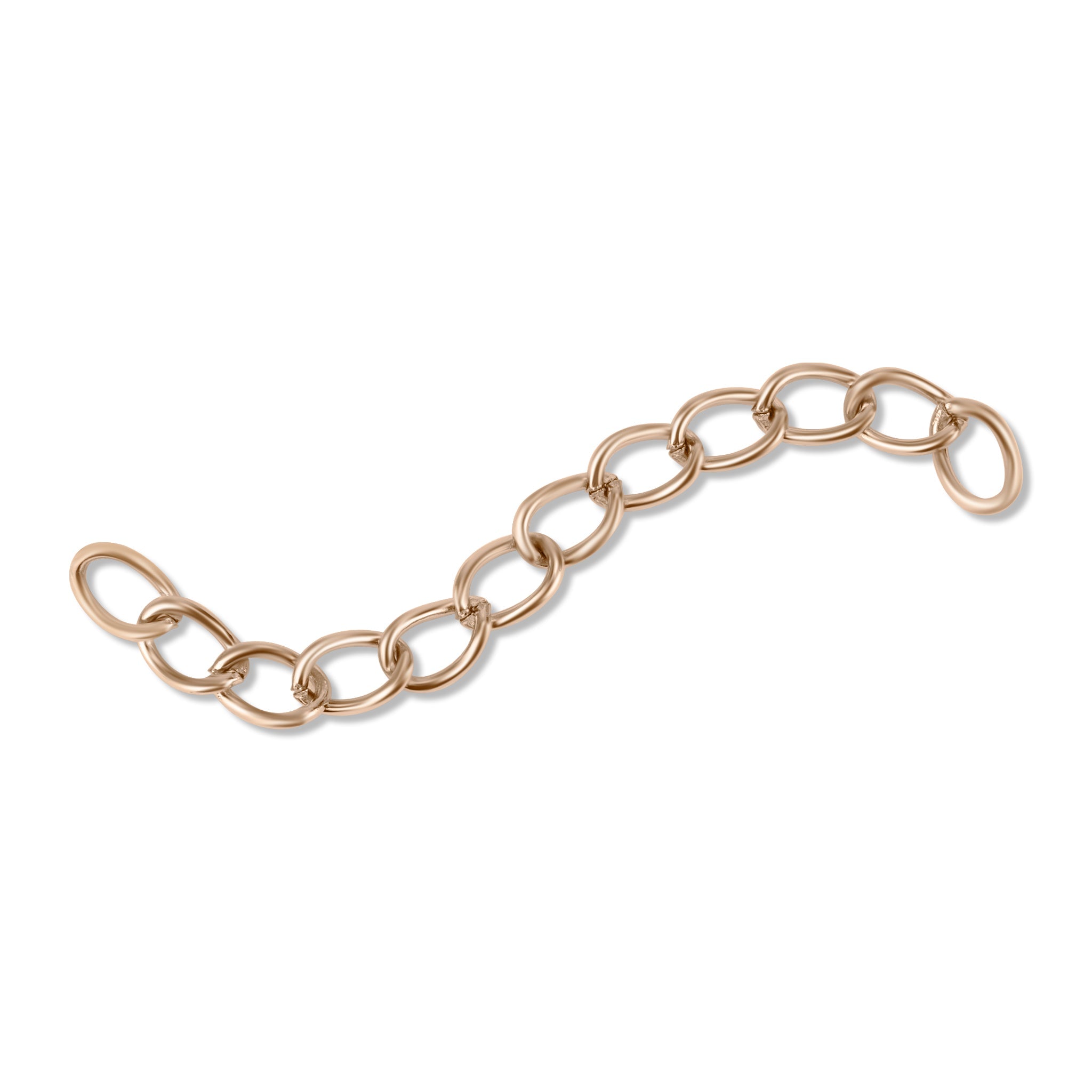 Rose Gold Box Closer with clasp and extension chain - Findings