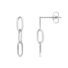 Stainless Steel Paperclip Earrings / ERJ0002