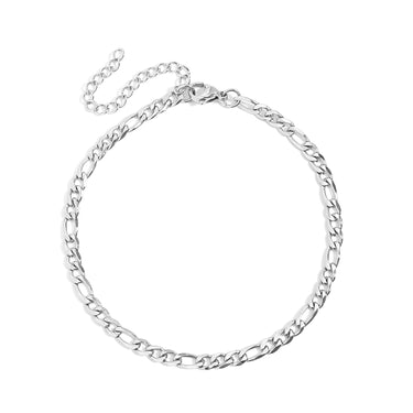 Bracelet de chaîne Figaro en acier inoxydable/BRJ9096