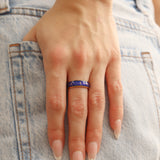 18k Gold PVD Coated Mood Band With Stars And Moons Stainless Steel Ring Lifestyle