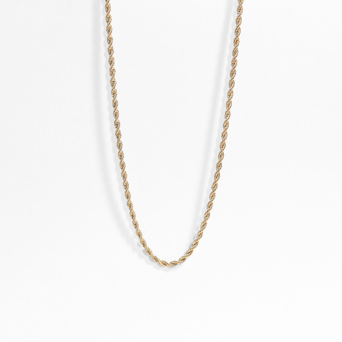 18K Gold PVD Stainless Steel Rope Chain Necklace / CHN9702 – Wholesale ...