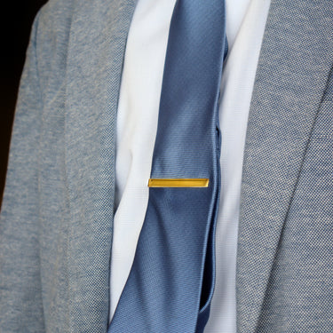 gold tie clip bar