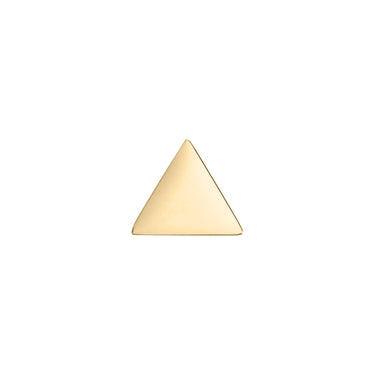 Triangular Mini Chain 18K Gold PVD Stainless Steel Mini Triangle Bead Pendant / SBB0347 ...