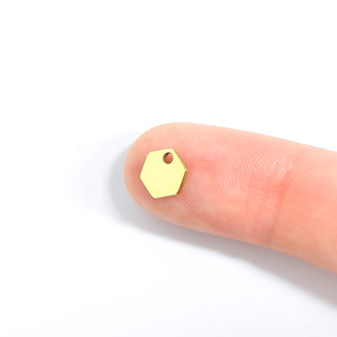 Gold Blank Jewelry Tags