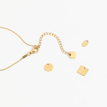 Gold Blank Jewelry Tags