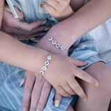 18K gold PVD Stainless Steel Beaded "Mini" Adjustable Bracelet