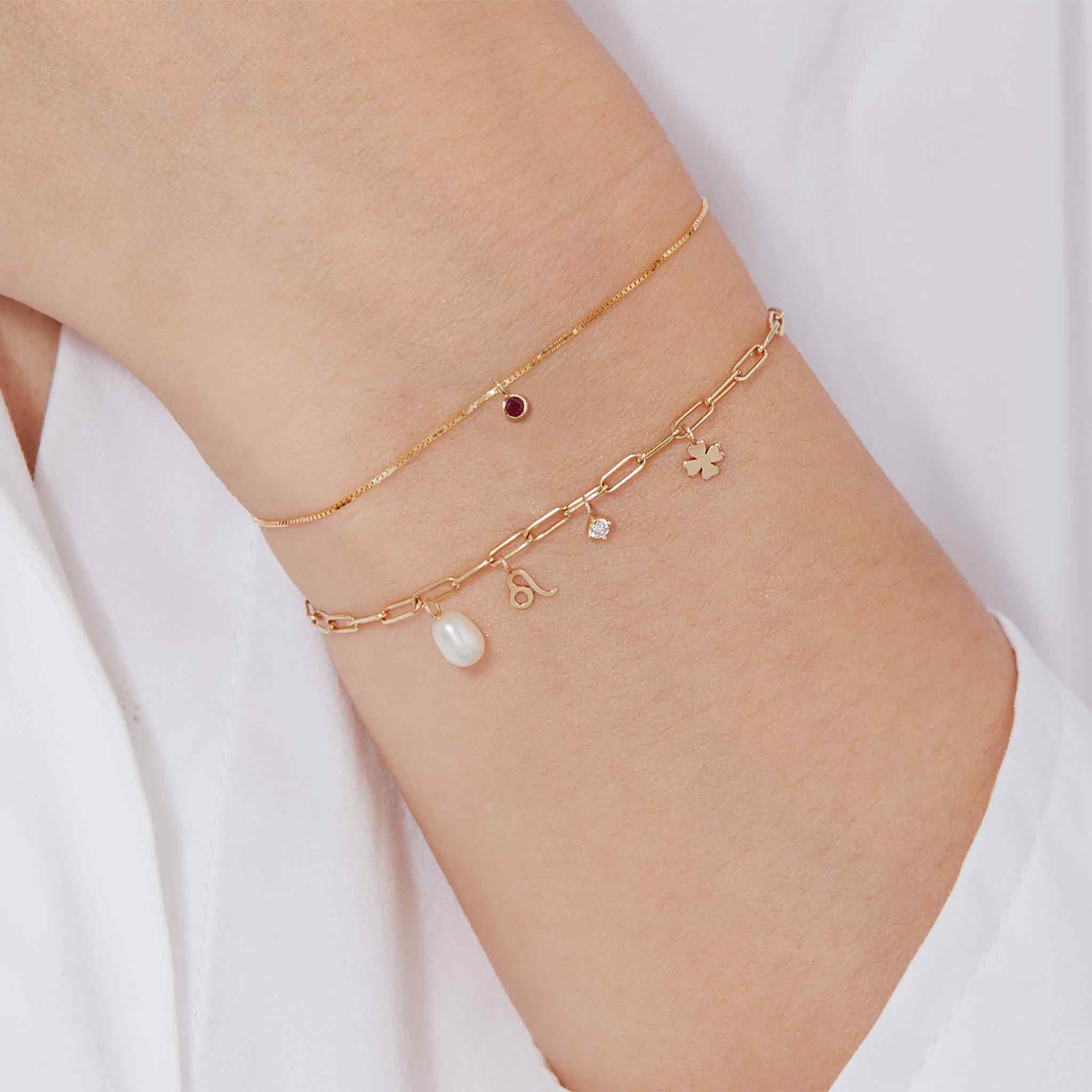 Rose Gold PaperClip Chain with Pave Diamond Clasp – Ilissa MIchele Jewelry