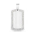 Blank CZ Stainless Steel Dog Tag Pendant / PDJ0282