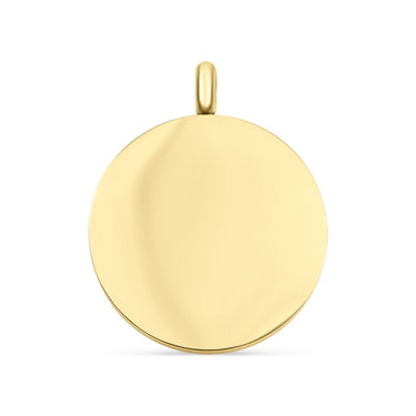 18K Gold PVD Edelstahl Blankoder Anhänger/PDJ0400