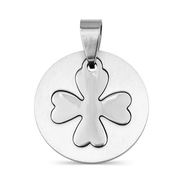 Pendant en acier inoxydable à quatre feuilles/PDJ2042