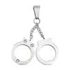 Love Forever CZ Handcuffs Stainless Steel Pendant / PDJ3195
