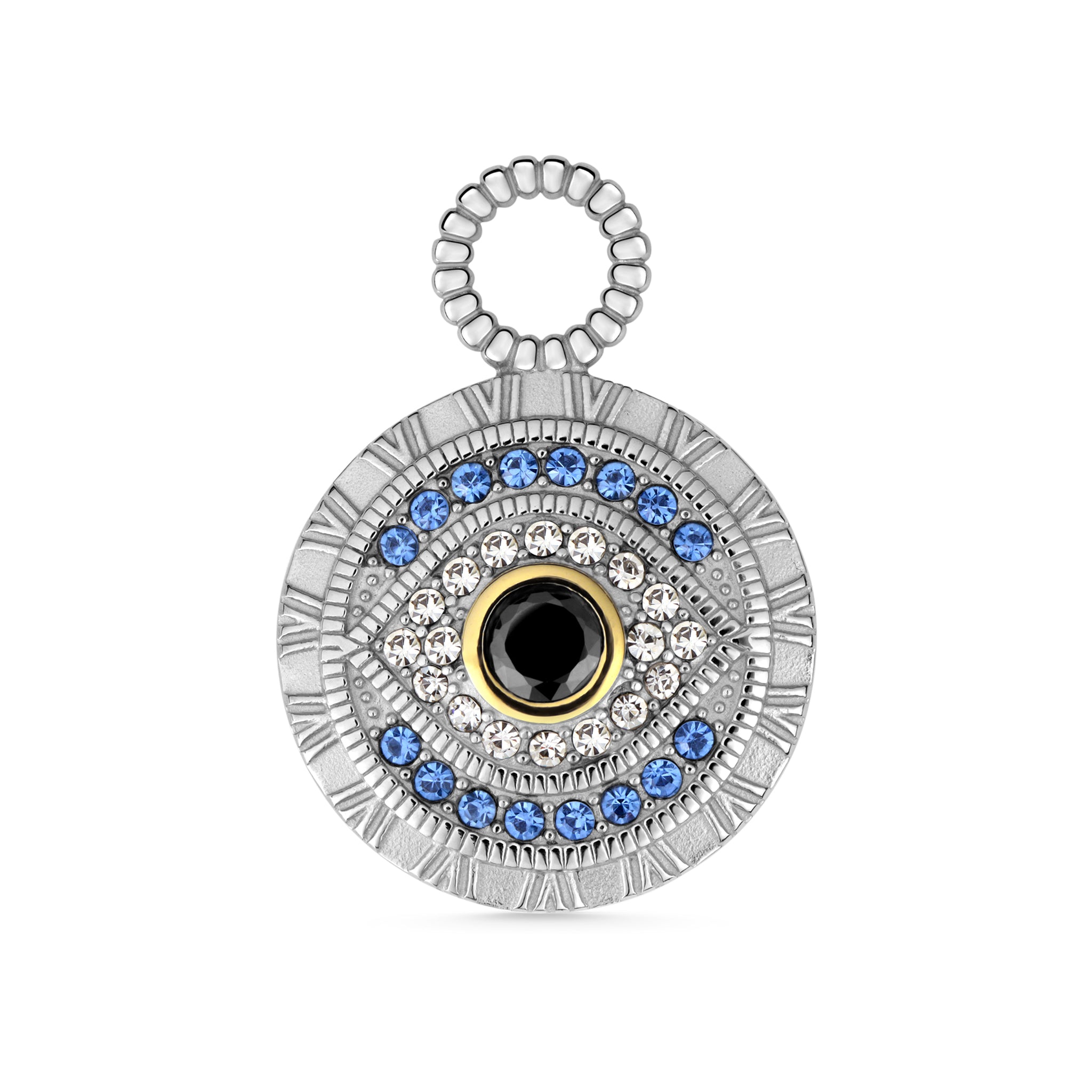 Edelstahl Evil Eye CZ Anhänger/PDJ5008