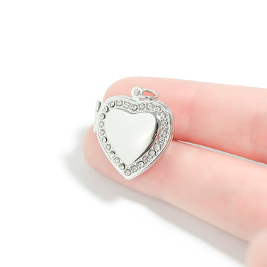 Heart Locket with Stones Scale