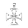 Large Maltese Cutout Cross Stainless Steel Pendant / PDL2035