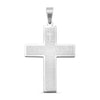 Large Padre Nuestro Spanish Lord's Prayer Spanish Stainless Steel Cross Pendant / PDL9002