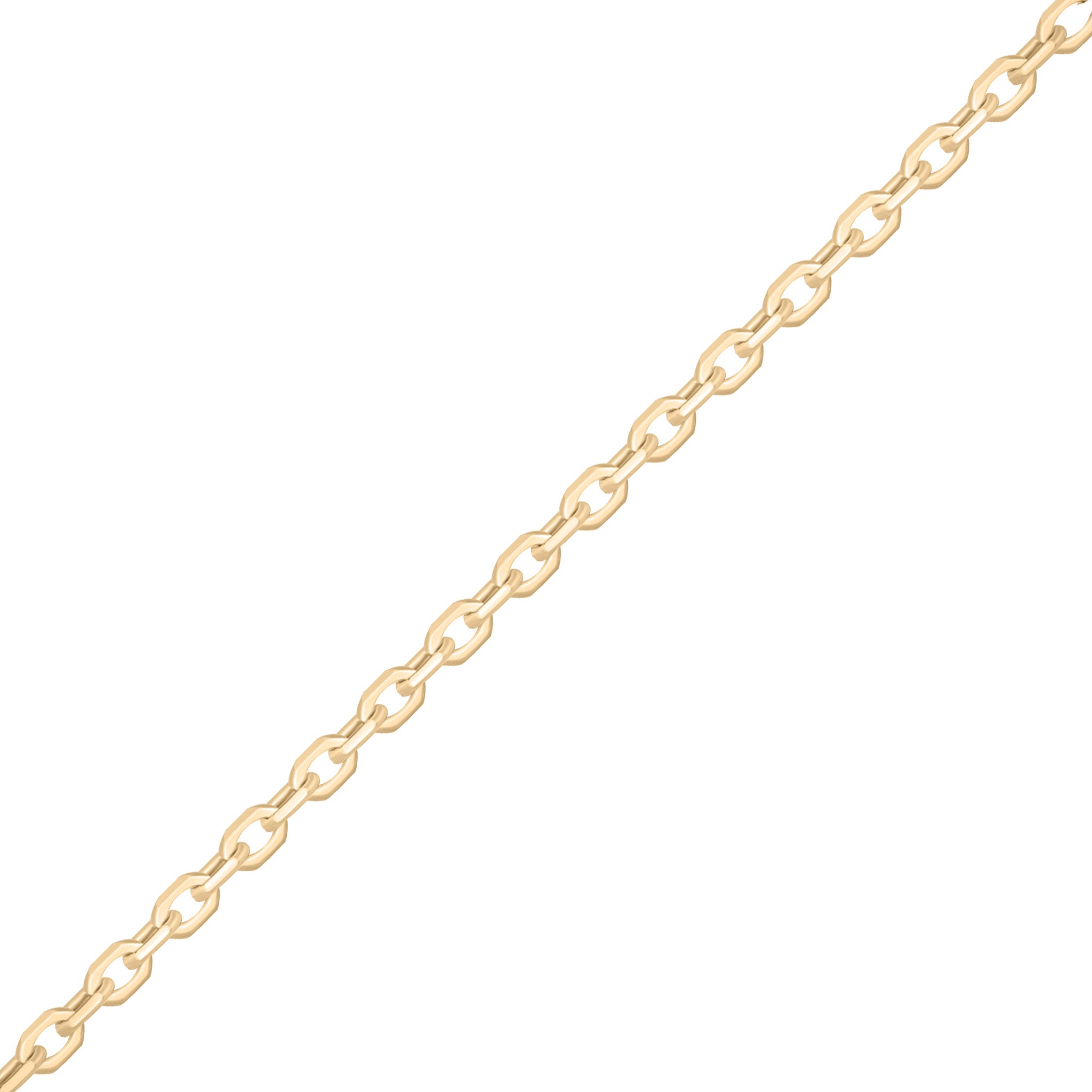 0.9mm Fine Diamond Cut Cable 14K Gold Plated .925 Sterling Silver Permanent Jewelry Chain - By the Foot / PMJ0020