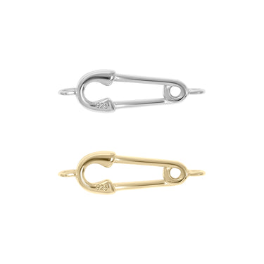 Safety Pin Connector Charm for Permanent Jewelry