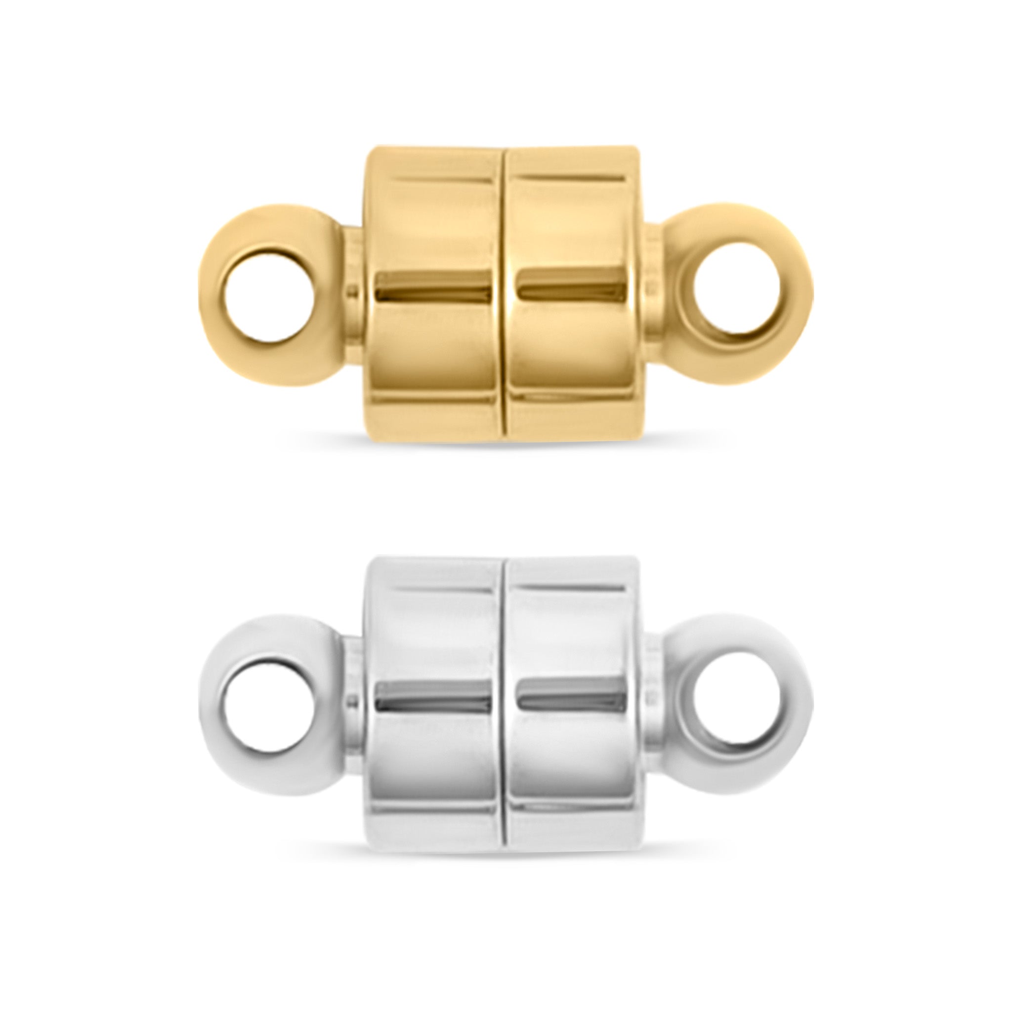 Stainless Steel PVD Circle Magnetic Clasp / SBB0330