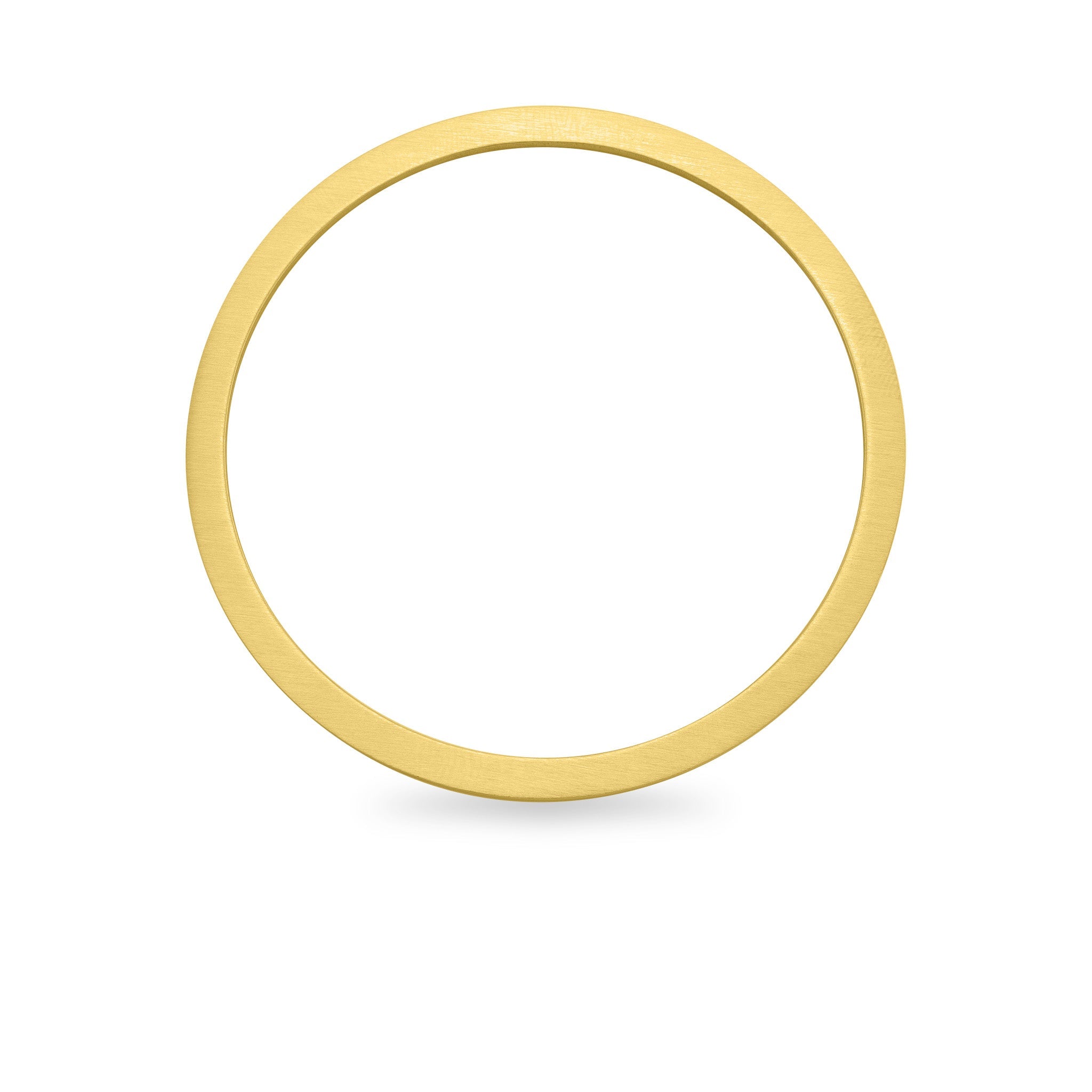 10-pack - 65 mm rostfritt stål 18K guld PVD-belagd blank armband / SBB0078