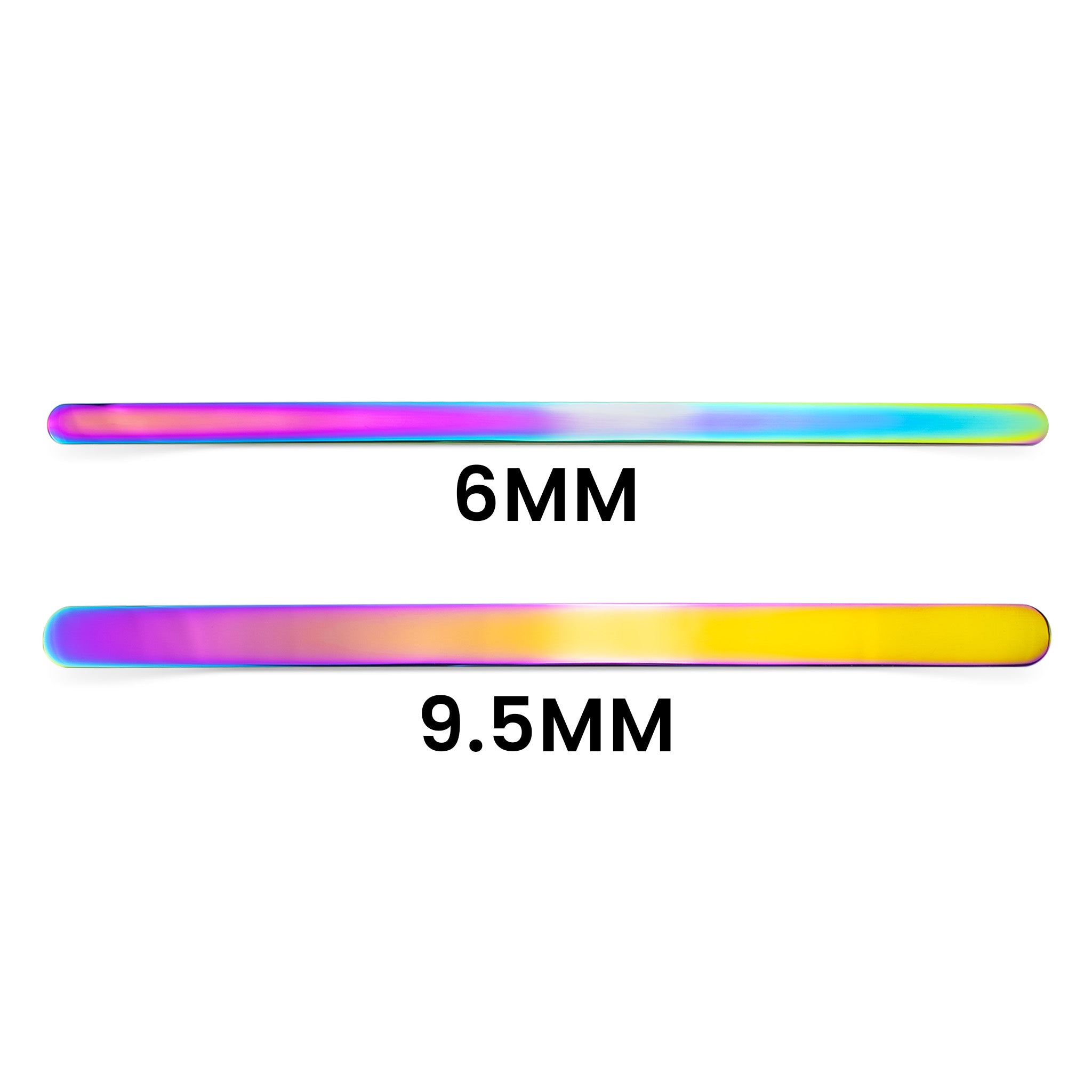 Graverbar regnbåge rostfritt stål manschettarmband / SBB0118