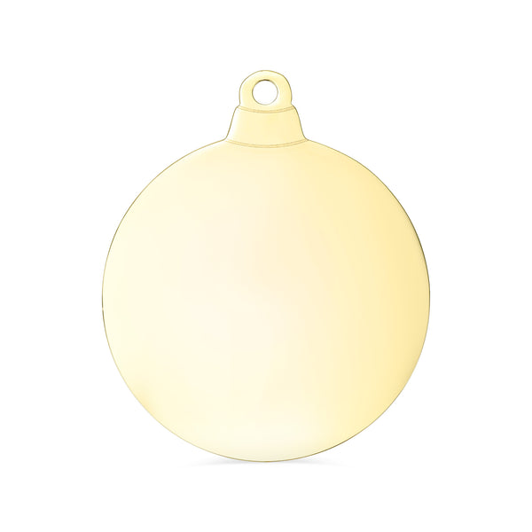 Stainless Steel Blank Christmas Bauble Globe Ornament / SBB0255