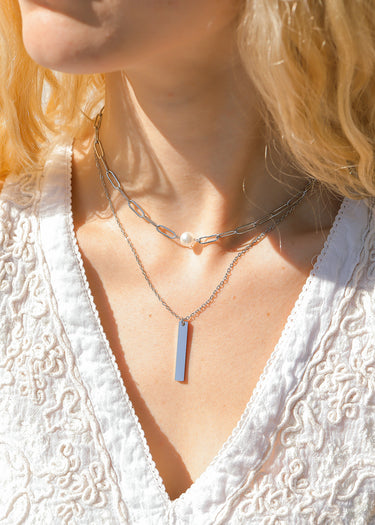 Vertical Bar Necklace