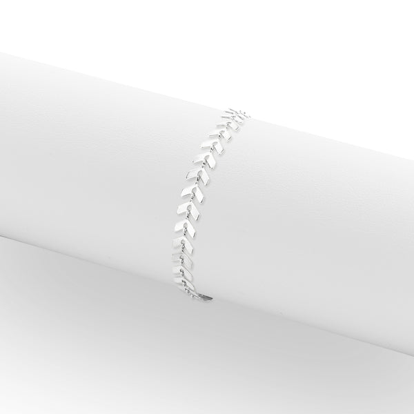 Stainless Steel PVD Coated Chevron Bracelet/Anklet / BRJ9099