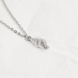 Horn shell pendant lifestyle