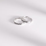 Highly Polished Rounded Stainless Steel Blank Ring Lifestyle Custom Engraved