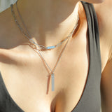 Vertical Bar Necklace
