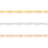 1.2 mm Singapore .925 Solid Sterling Silver Permanent Jewelry Chain - By the Foot / PMJ0007