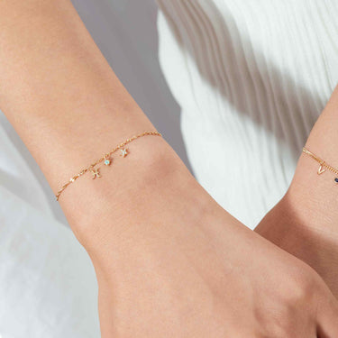 Bijoux permanent 14K Gold Diamond Star Charm/PMJ1013