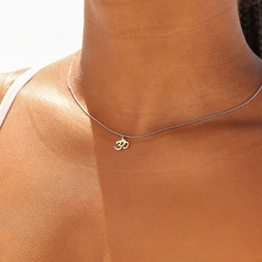 PVD en or 18 carats en acier inoxydable OM CHARM/PDL0174
