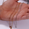 permanent jewelry cable loop chain