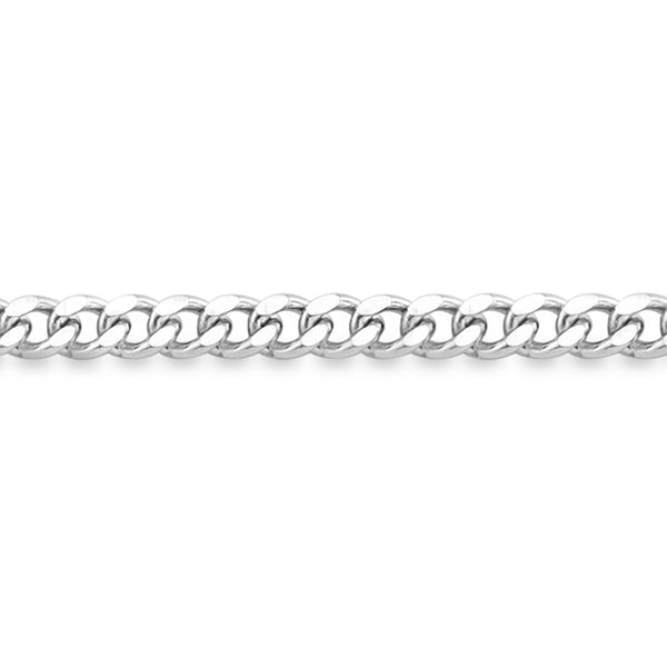 2mm Stainless Steel Diamond Cut Curb Permanent Jewelry Chain By The Foot / SPL1004