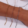 2.5mm Stainless Steel Beaded Satellite Permanent Jewelry Chain By The Foot / SPL1006