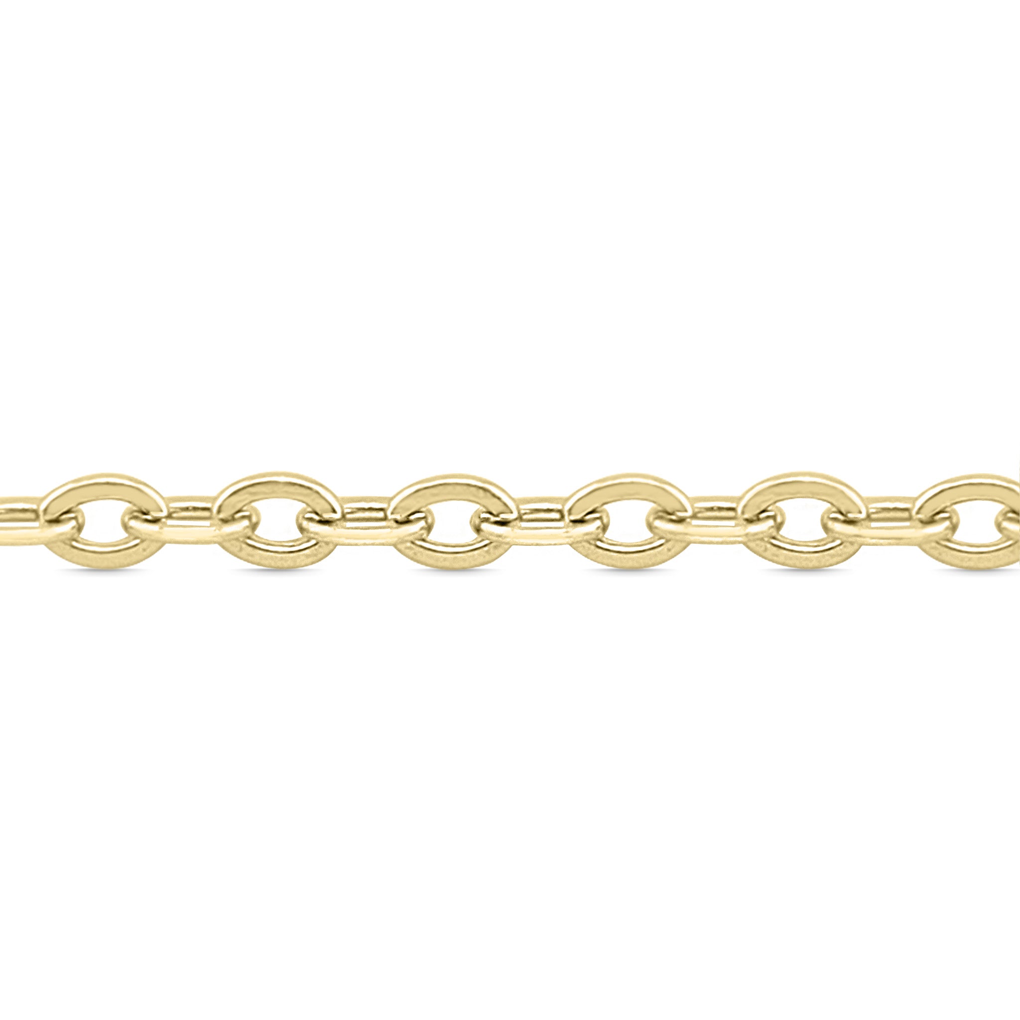 Rostfritt stål 2,5 mm Oval Loop Chain 164' Spole 50 meter / SPL0010