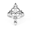 Sterling Silver Fancy Cross Ring / SSR0104