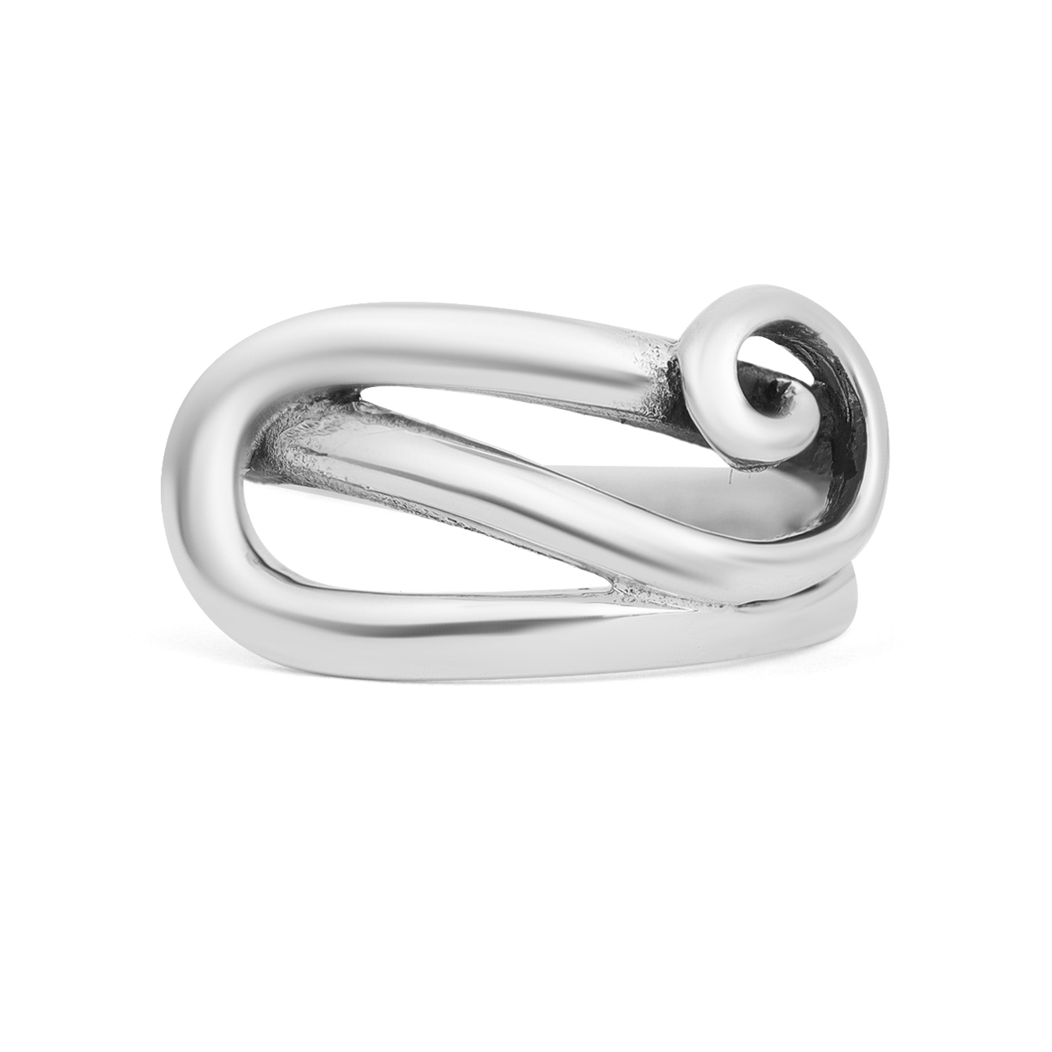 Sterling Silver Swirl Design Ring / SSR0126