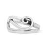 Sterling Silver Swirl Design Ring / SSR0126