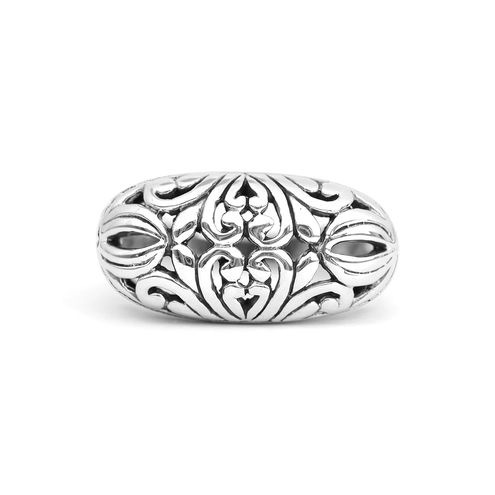 Sterling Silver Rectangular Design Ring / SSR0129