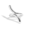 Sterling Silver Abstract Twist Design Ring / SSR0133