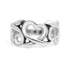 Sterling Silver Heart Design Ring / SSR0137