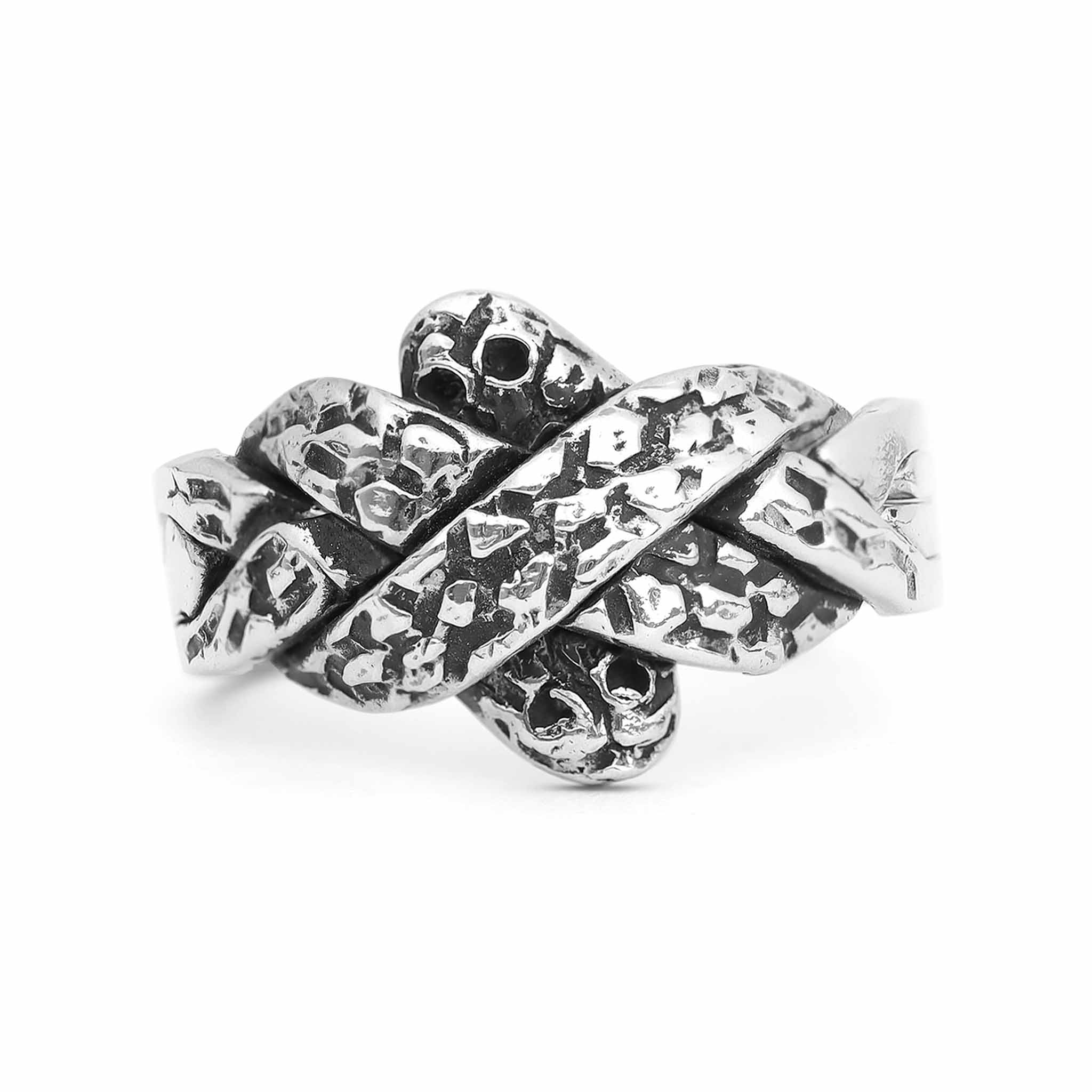 Sterling Silver Braided Ring / SSR0140