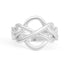 Sterling Silver Love Knot Ring / SSR0143