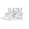 Sterling Silver Swirl Design Ring / SSR0150