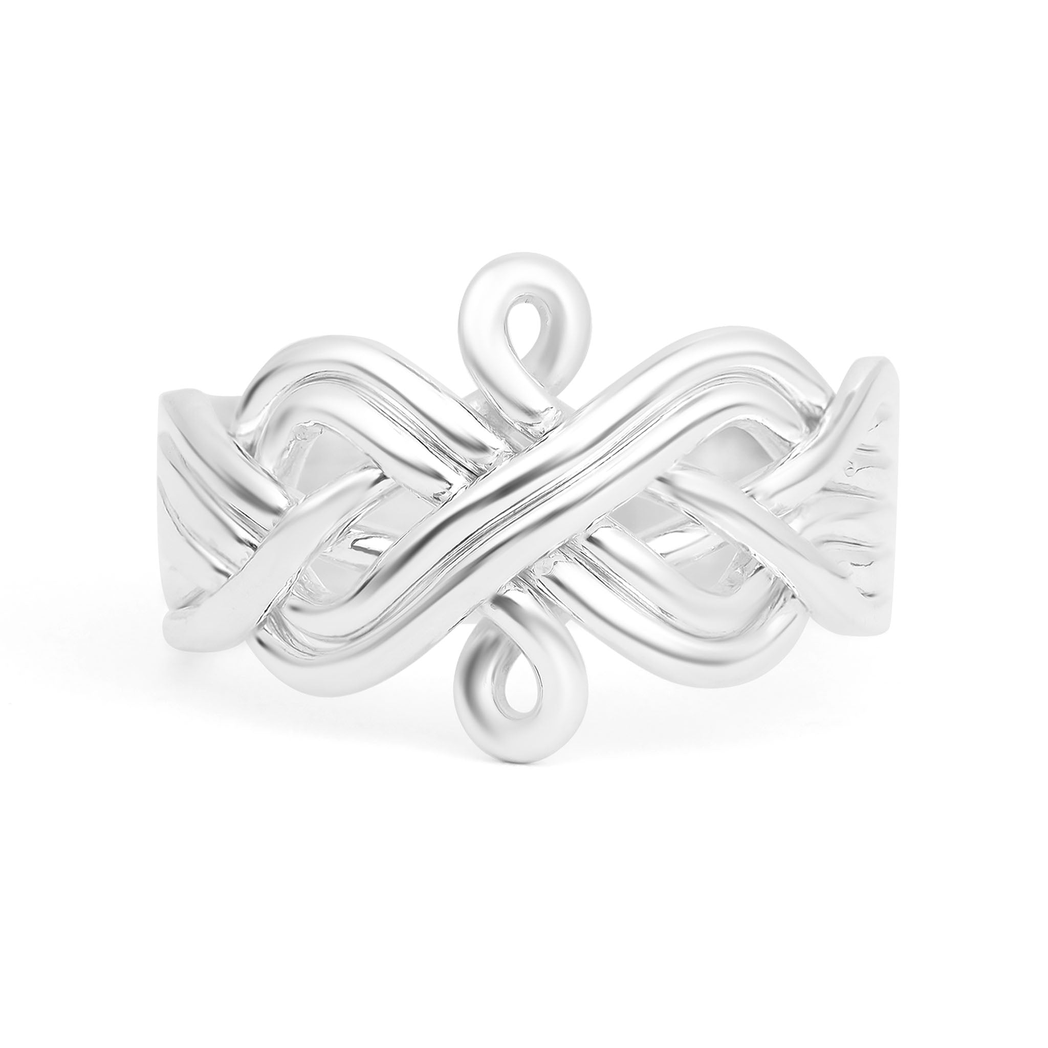 Sterling Silver Celtic Love Knot Ring / SSR0154
