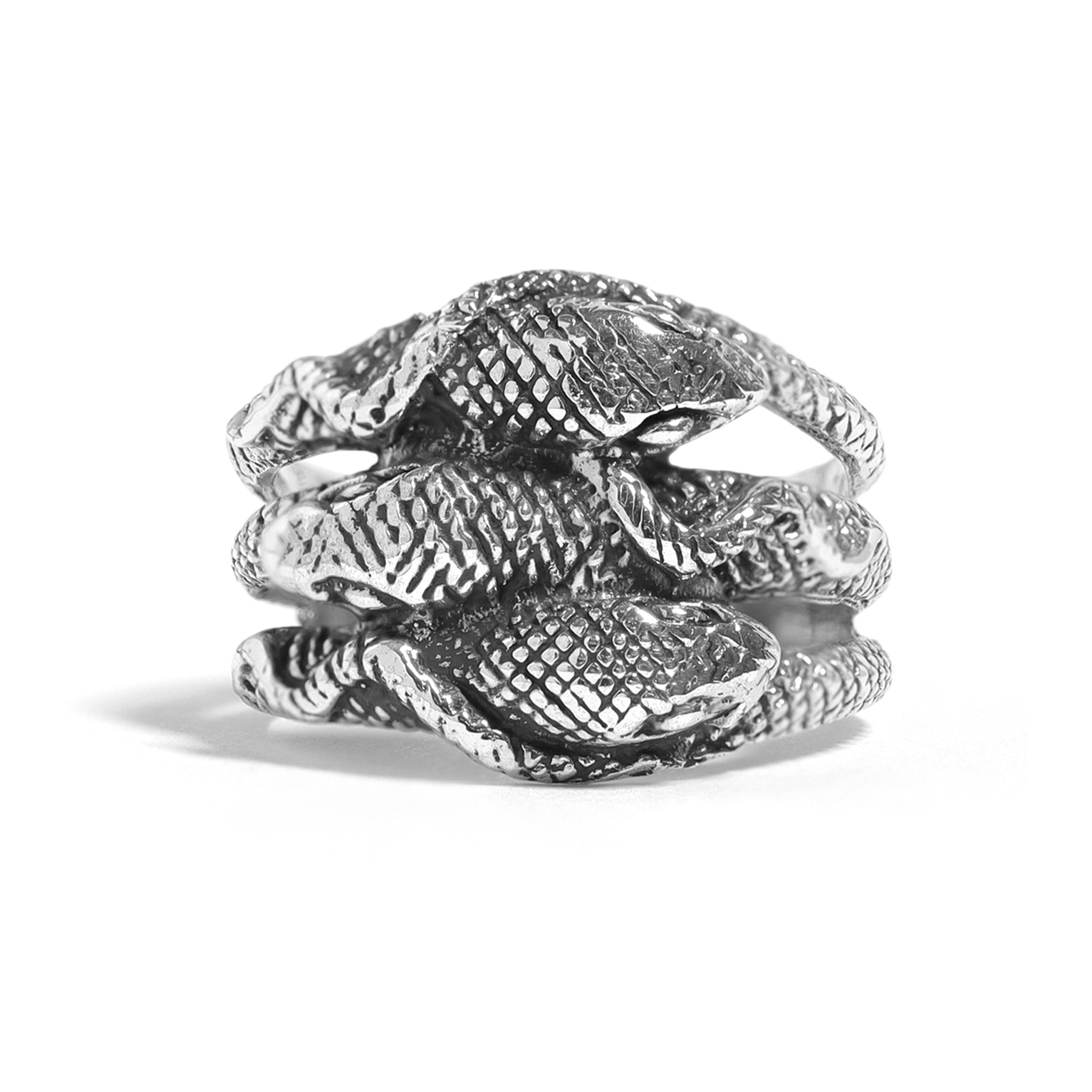 Sterling Silver Multi Snake Ring / SSR0199